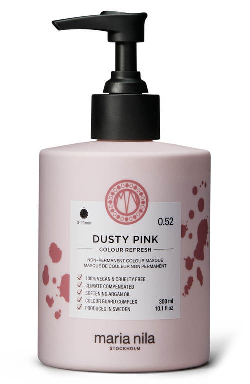 Maria Nila Colour Refresh Hair Mask In Dusty Pink