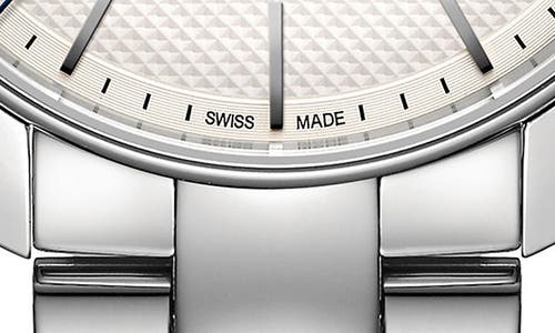 Rado Coupole Classic Automatic Bracelet Watch, 41mm In Silver/white/silver