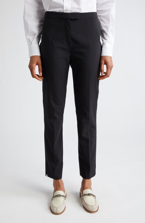 Eleventy Slim Fit Virgin Wool Blend Trousers Black at Nordstrom, Us