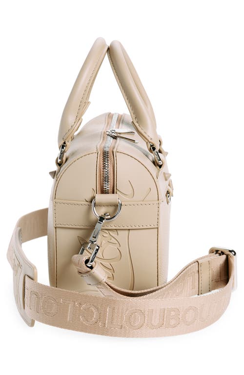 Shop Christian Louboutin Small Ruisbuddy Calfskin Leather Duffle Bag In Saharienne/saharienne/sahara