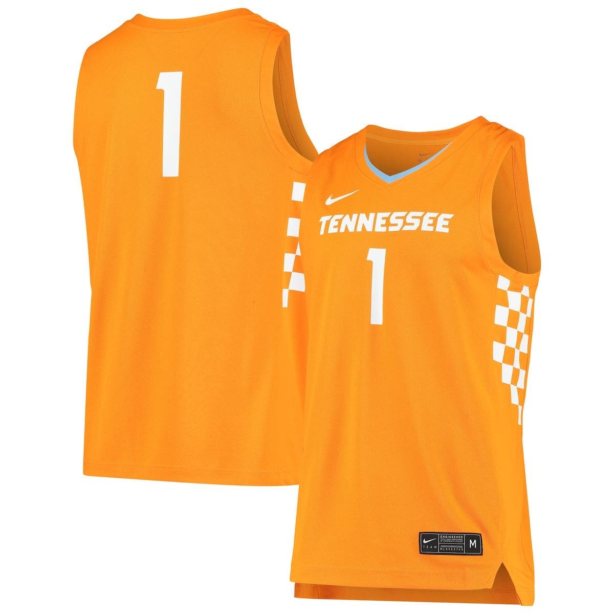 UPC 194305535944 product image for Unisex Nike #1 Tennessee Orange Tennessee Volunteers Replica Basketball Jersey a | upcitemdb.com