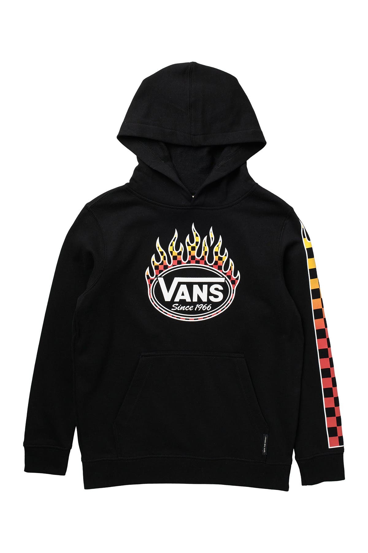 vans flame hoodie