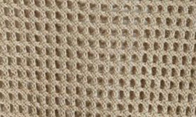 Shop Eileen Fisher Open Stitch Short Sleeve Organic Linen Sweater In Natural