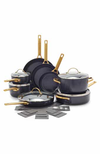 Viking 3-Ply 11 pc. Cookware Set, Black + Copper Finish – Domaci