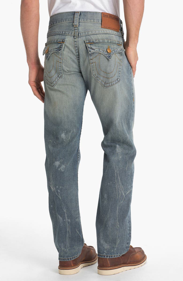 True Religion Brand Jeans 'Ricky' Straight Leg Jeans (Mule Skinner ...