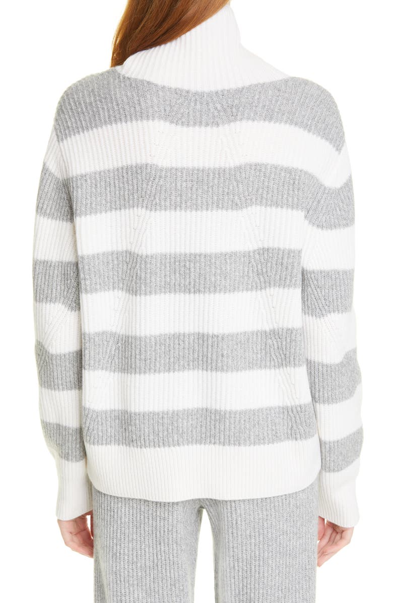 rag & bone Pierce Stripe Cowl Neck Cashmere Sweater | Nordstrom