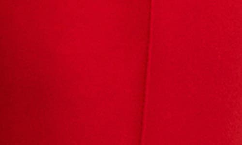 Shop Mango Decorative Seam Stretch Straight Leg Pants In Red