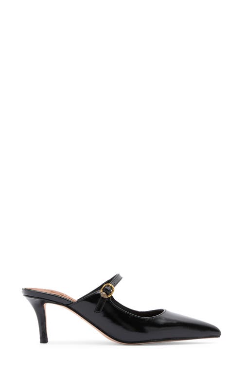Kurt Geiger London Regent Pointed Toe Mary Jane Mule In Black