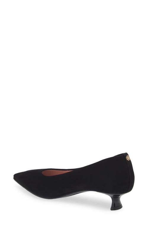 Naot Romy Pointed Toe Pump In Black Classic Suede