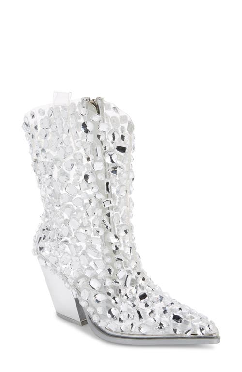 Gemmy Western Boot in Silver