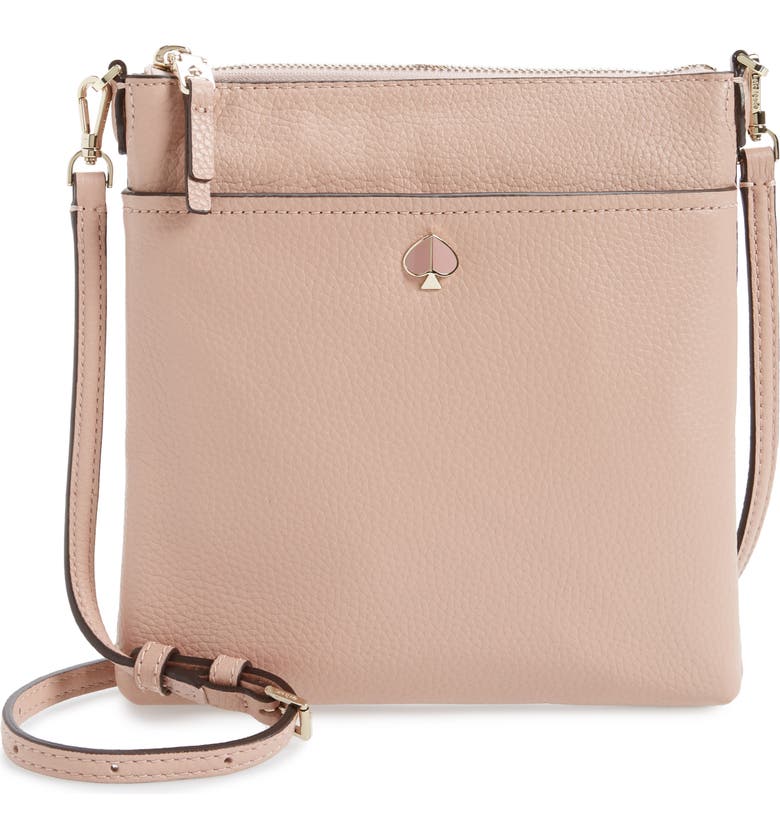kate spade new york small polly leather crossbody bag | Nordstrom