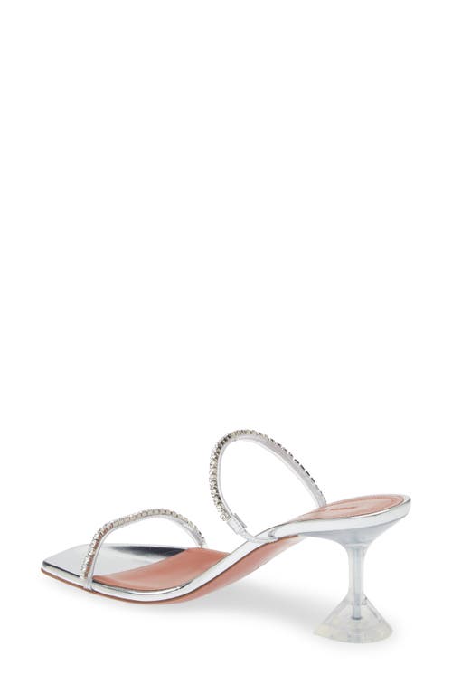 AMINA MUADDI AMINA MUADDI GILDA CRYSTAL STRAP SLIDE SANDAL
