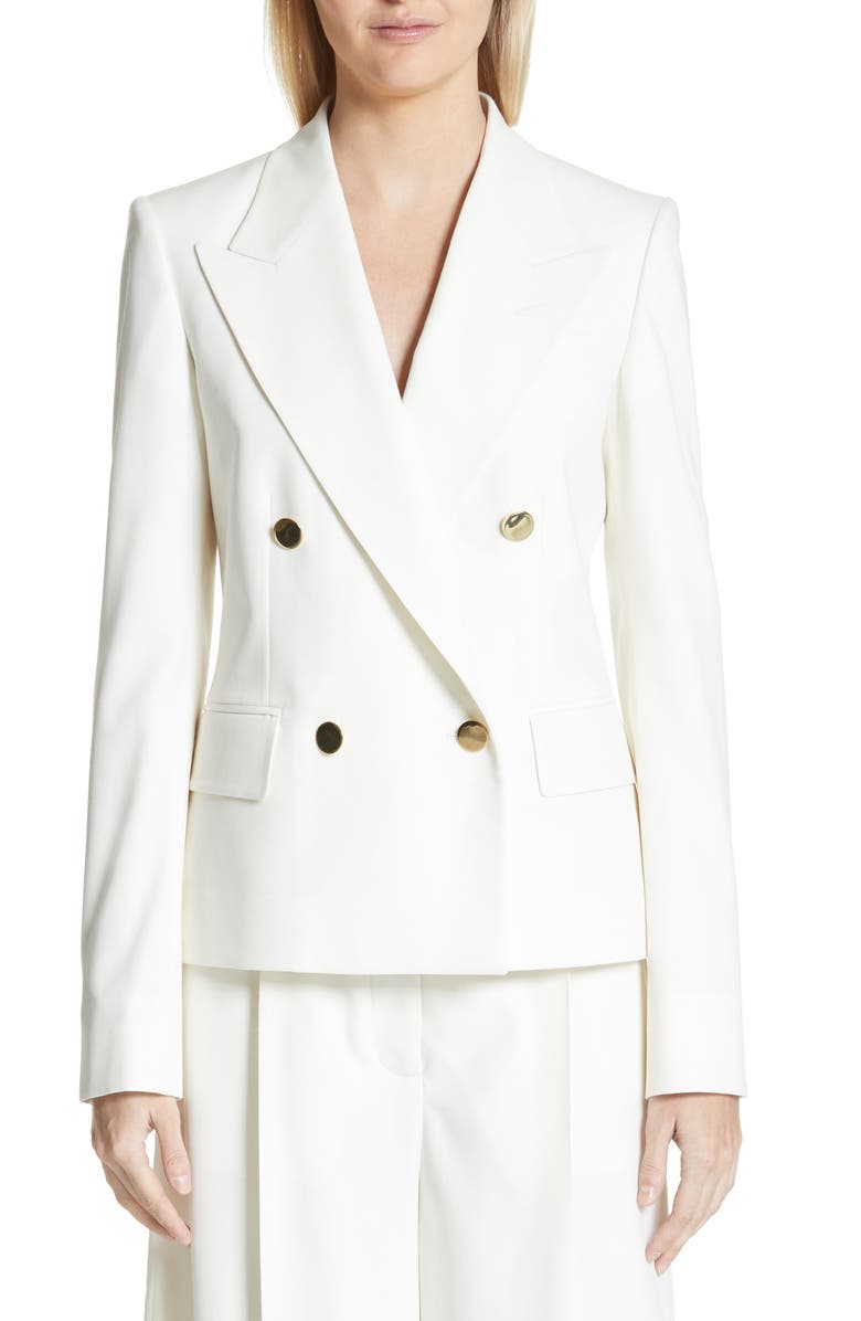 Stella McCartney Summer Twill Double Breasted Blazer | Nordstrom