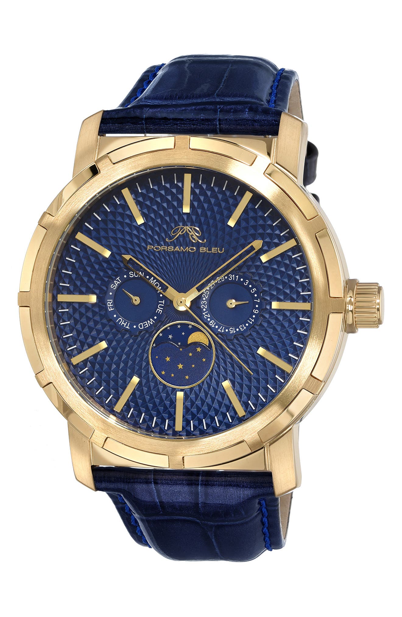 PORSAMO BLEU NYCM21 Moon Phase Watch 