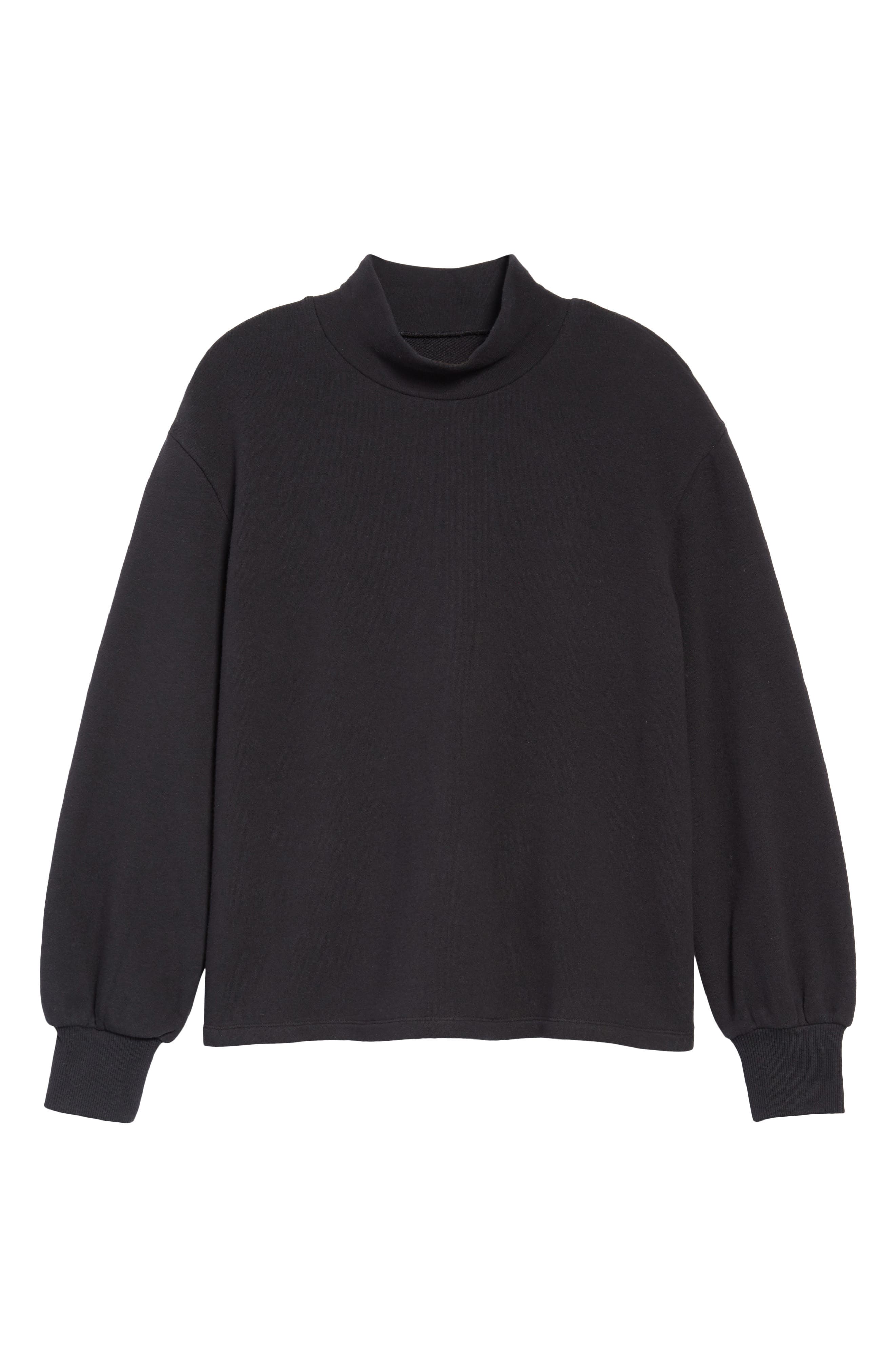 madewell bubble sleeve sweatshirt dress