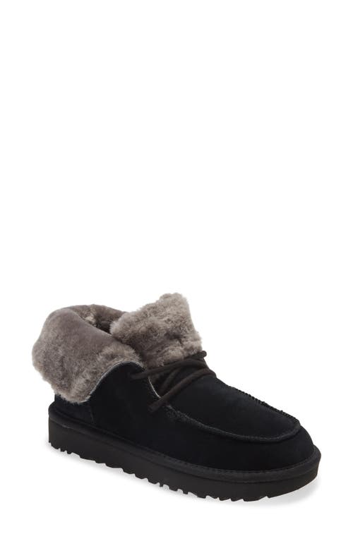 UGG(R) Diara Genuine Shearling Bootie in Black Suede