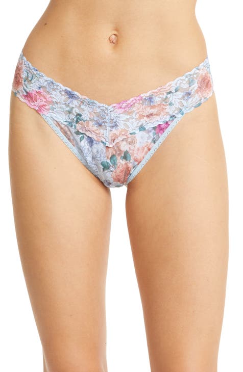 Under Armour Womens 3 Pack Print Thongs Blue XS 