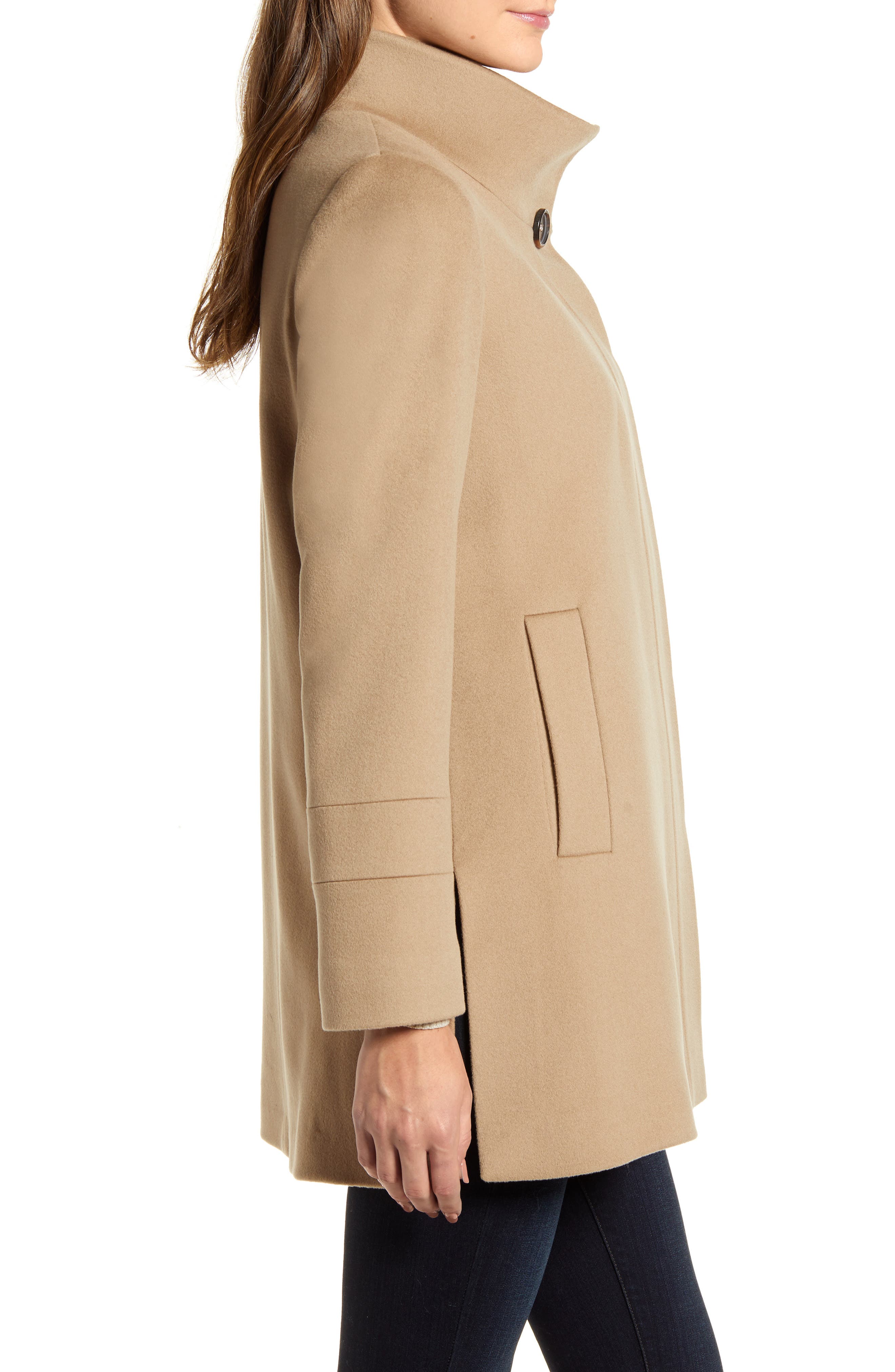Fleurette Stand Collar Wool Car Coat Nordstrom Rack