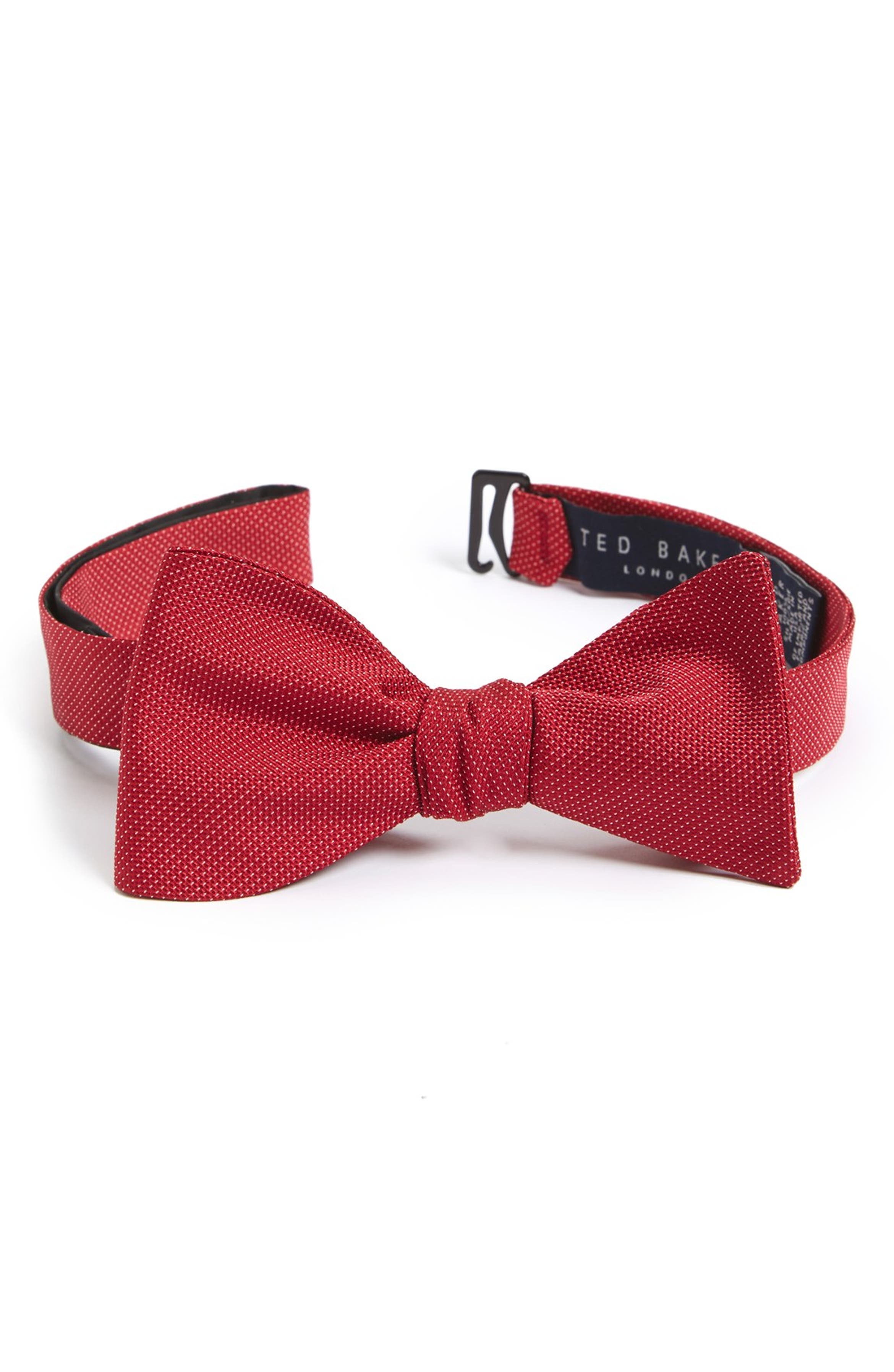 Ted Baker London Check Silk Bow Tie | Nordstrom
