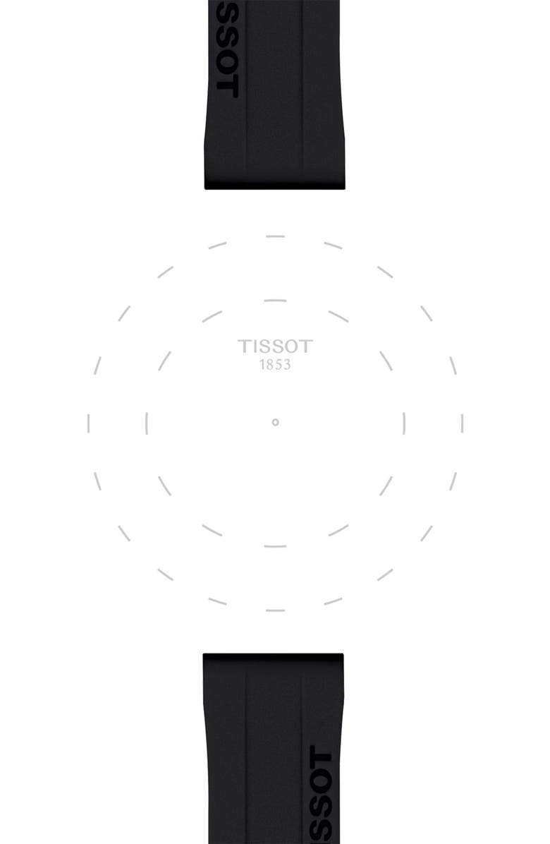 Tissot 18mm Silicone Watchband, Alternate, color, 