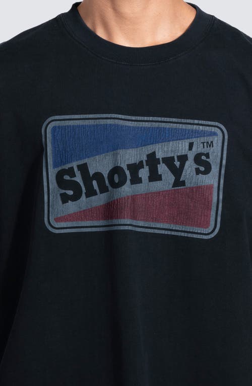 Shop Pleasures Shorty's Cotton Graphic T-shirt In Black