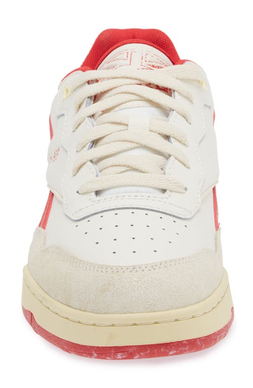 Shop Reebok Bb 4000 Ii Low Top Sneaker In Chalk White Red