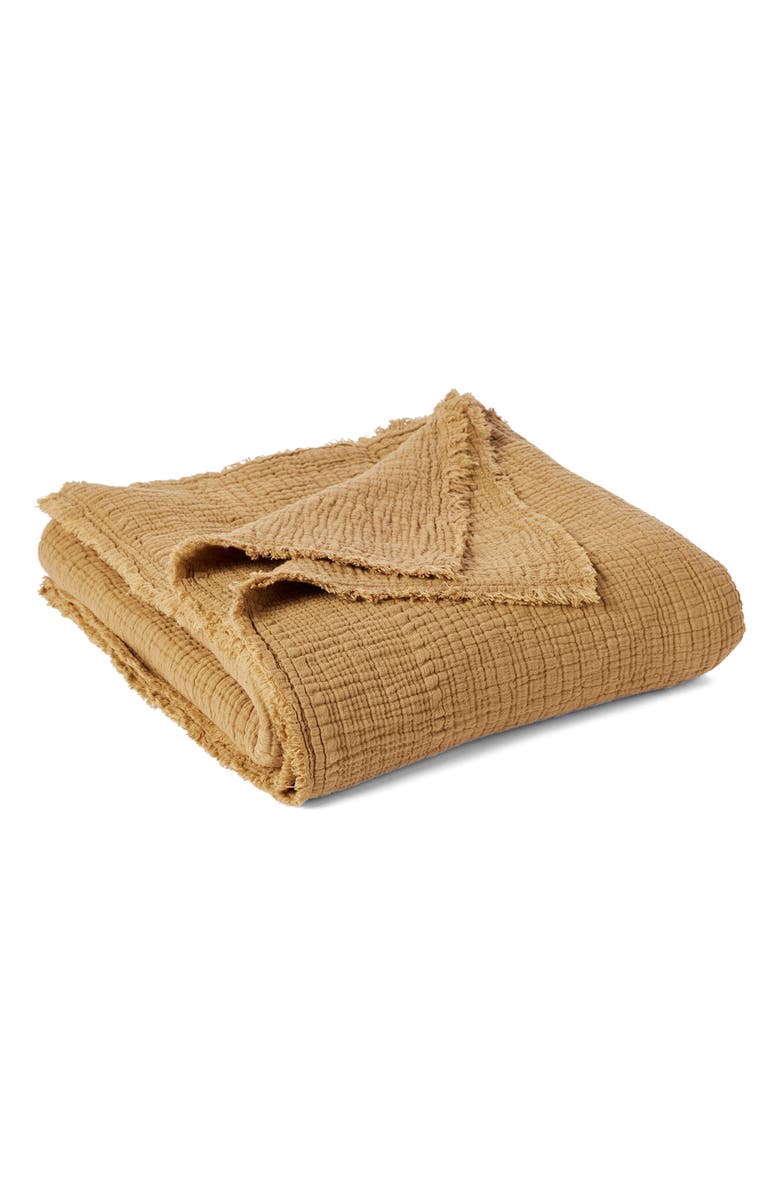 Coyuchi Topanga Organic Cotton Matelassé Blanket Nordstrom
