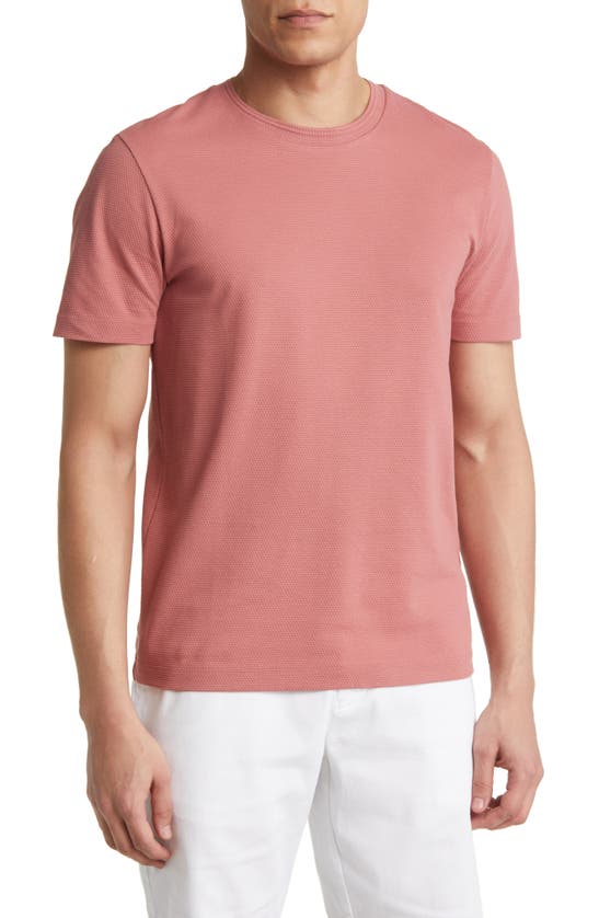 Hugo Boss Tiburt T-shirt In Open Pink
