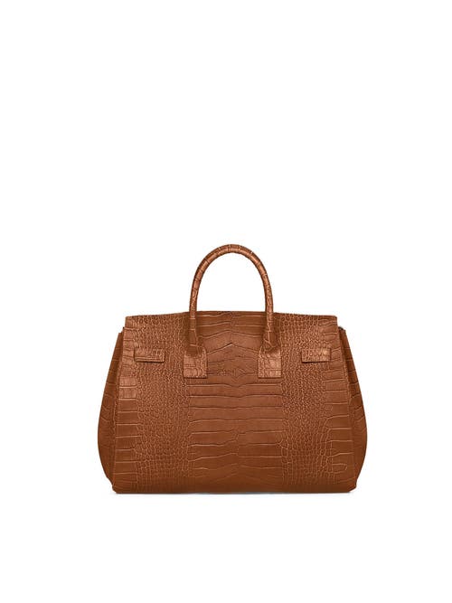 Shop Teddy Blake Gigi Croco 13" In Camel