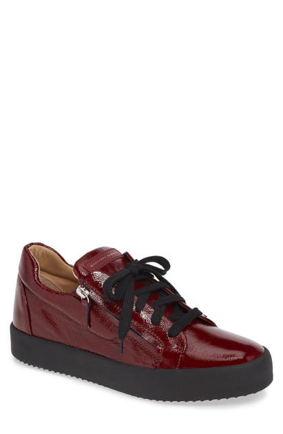 Click to view more detailed imagery on our partner's website Giuseppe Zanotti Low Top Sneaker In Pinot