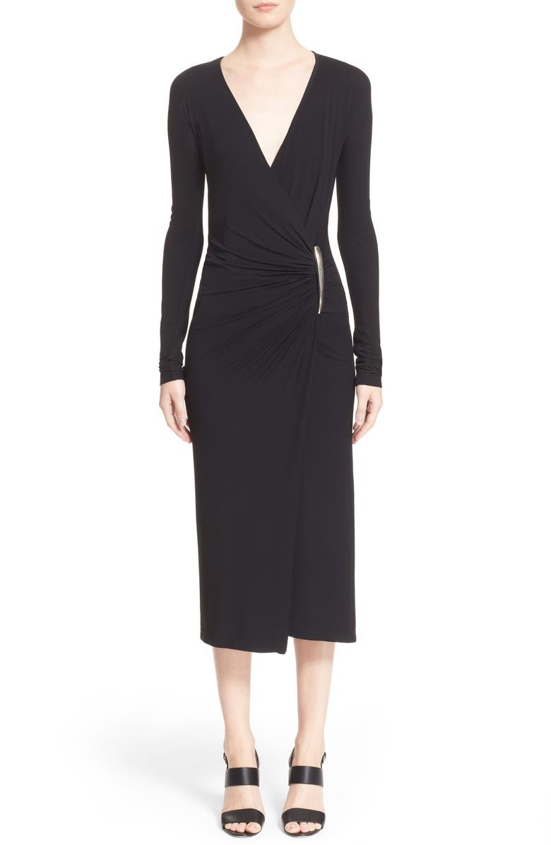 Donna Karan New York Hardware Drape Jersey Dress | Nordstrom