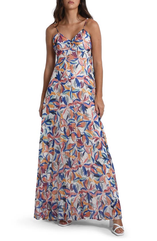 Molly Bracken Donna Floral Maxi Dress In Multi | ModeSens