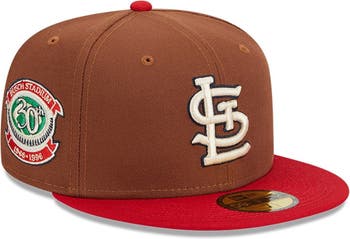 New Era Men's Green and Red St. Louis Cardinals Busch Stadium 30th Anniversary Cyber Highlighter 59FIFTY Fitted Hat - Green, Red