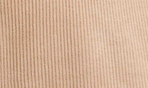 Foxcroft Caden Plush Corduroy Pants In Khaki