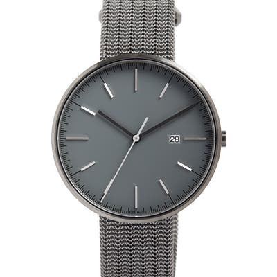 Uniform Wares M-Line Mesh Bracelet Watch, 40Mm
