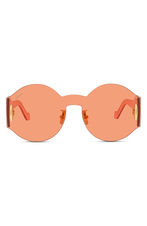 Loewe Anagram Round Sunglasses in Shiny Orange /Roviex