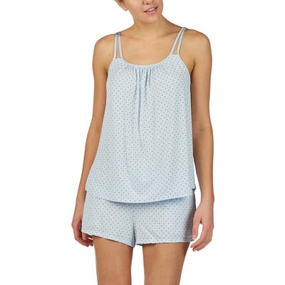 Kate Spade New York Pin Dot Short Pajamas, Blue