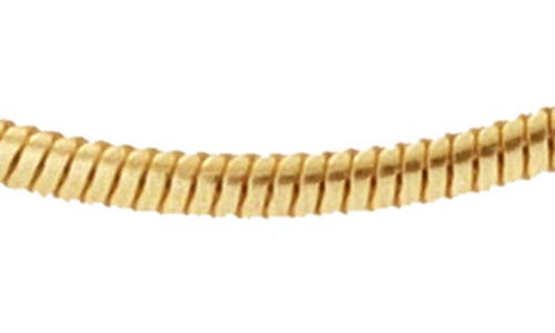 Shop Bony Levy 14k Gold Omega Snake Chain Necklace In 14k Yellow Gold