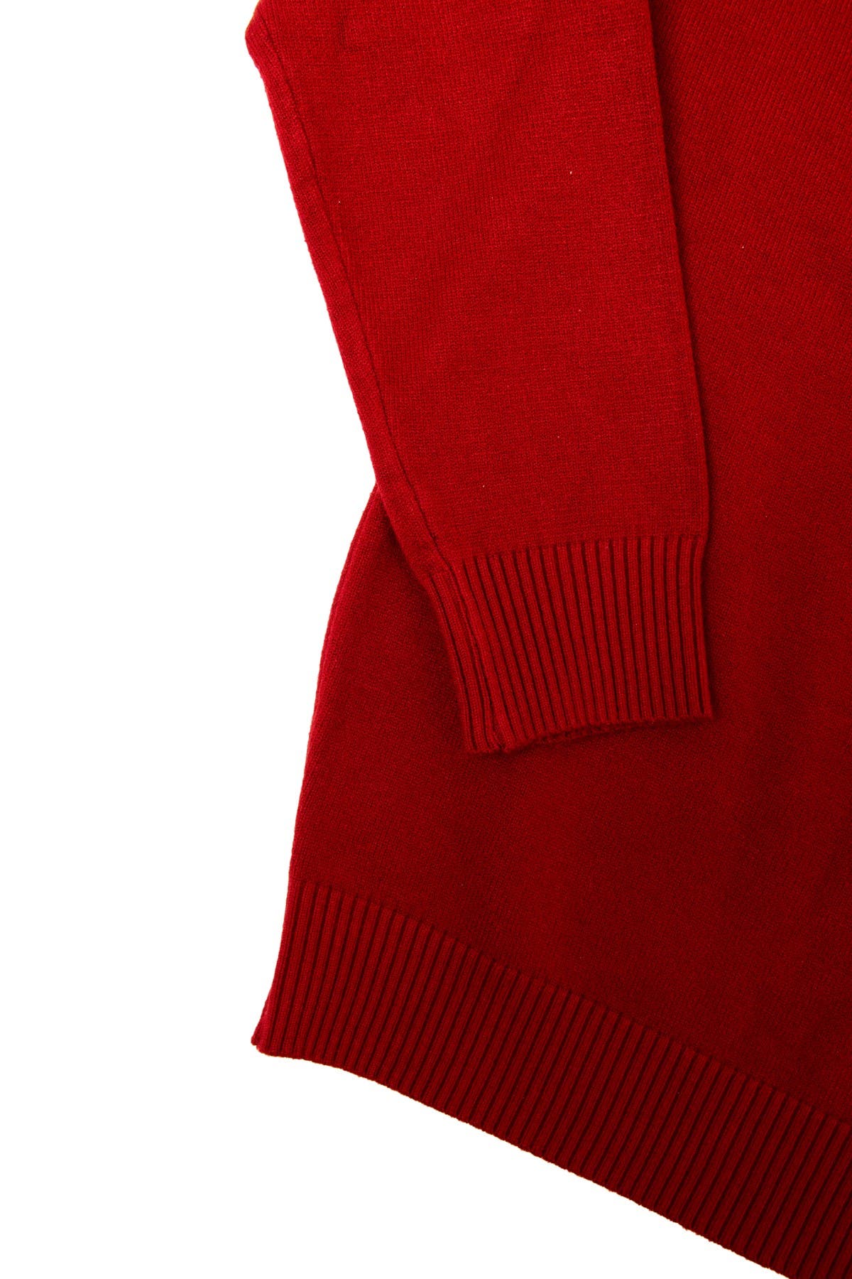X-ray Kids' Basic V-neck Sweater In Medium Red