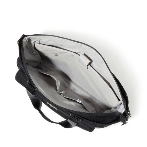 Baggallini Modern Laptop Tote Crossbody Bag In Black