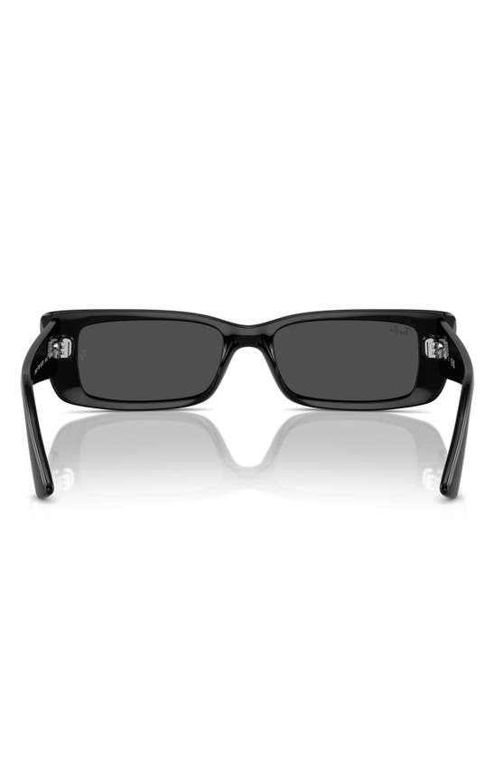 Ray Ban Teru 54mm Rectangle Sunglasses In Black