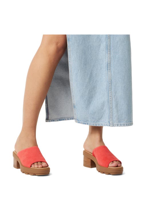 SOREL SOREL JOANIE PLATFORM SLIDE SANDAL 