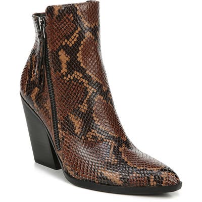 Naturalizer Rooney Dual Zip Bootie- Brown