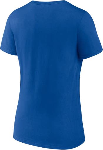Profile Women's Royal Los Angeles Dodgers Plus Team Scoop Neck T-Shirt