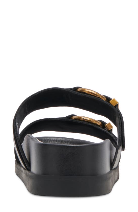 Dolce Vita Soya Sandal In Onyx Leather