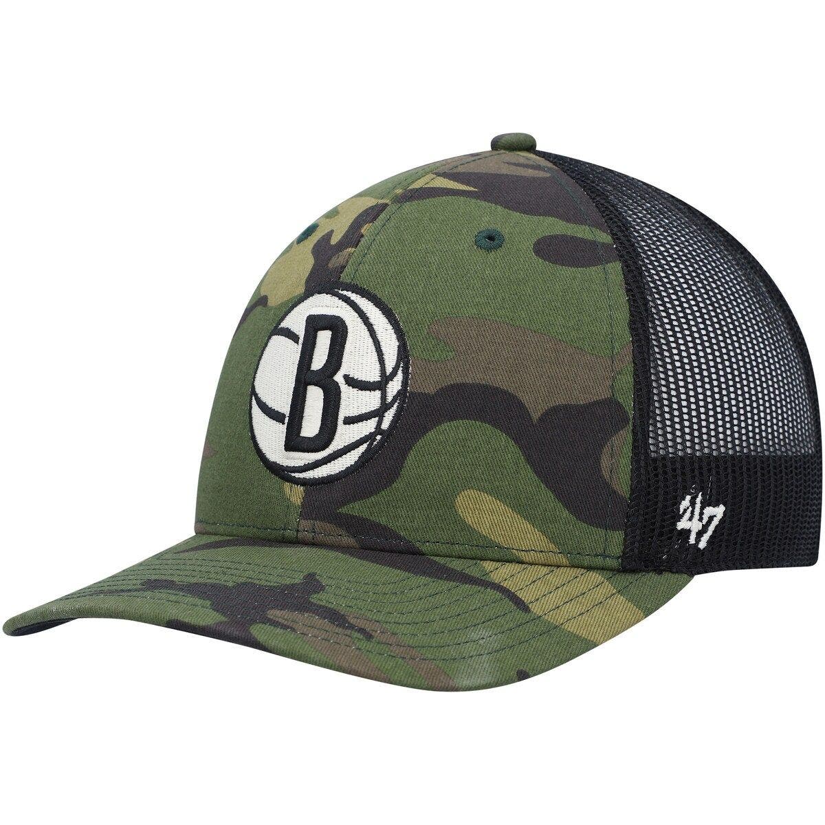 '47 Men's '47 Camo/Black Brooklyn Nets Trucker Snapback Hat Nordstrom
