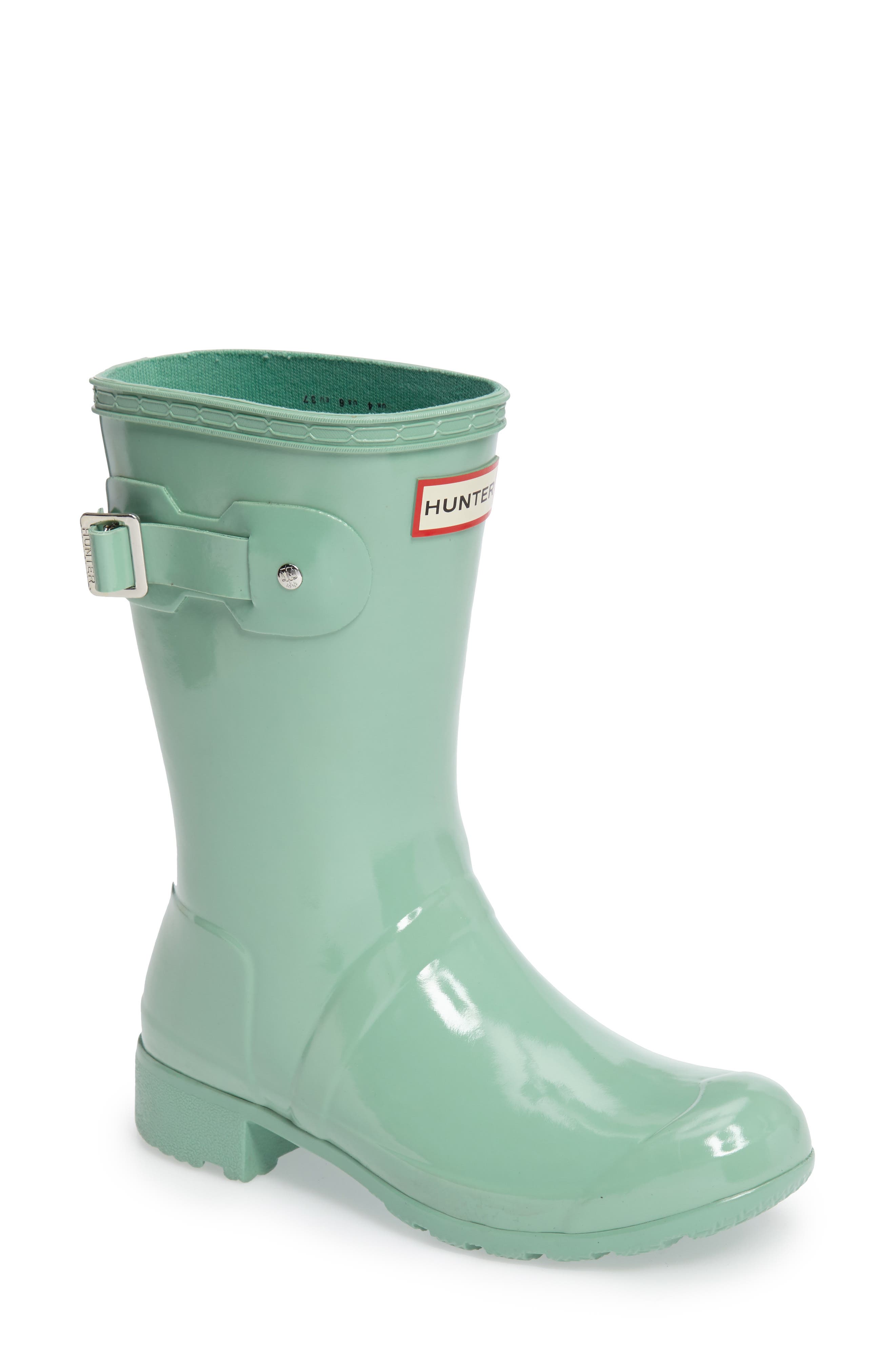 hunter short gloss rain boots sale