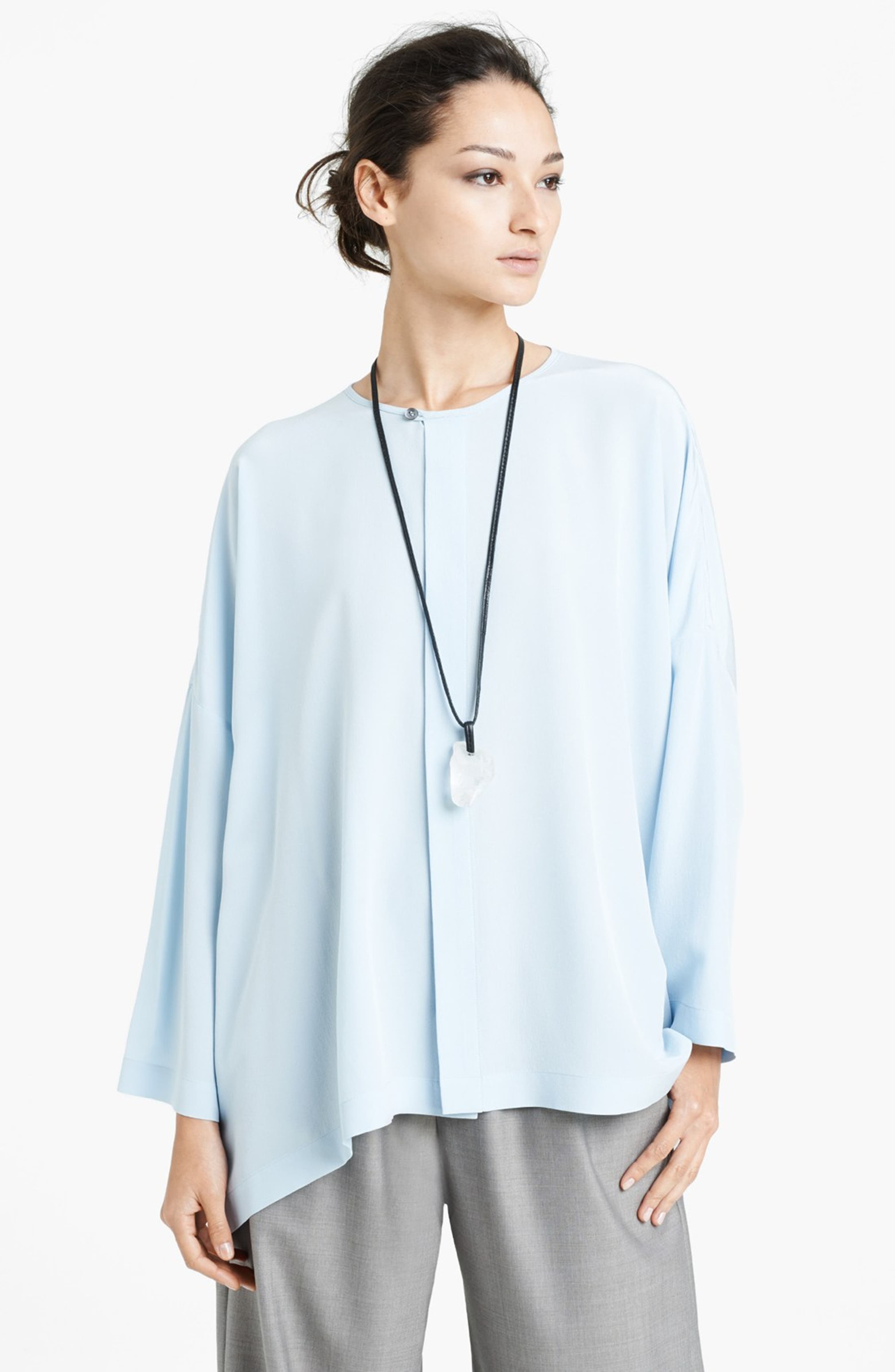 eskandar Lightweight Silk Crepe Shirt | Nordstrom