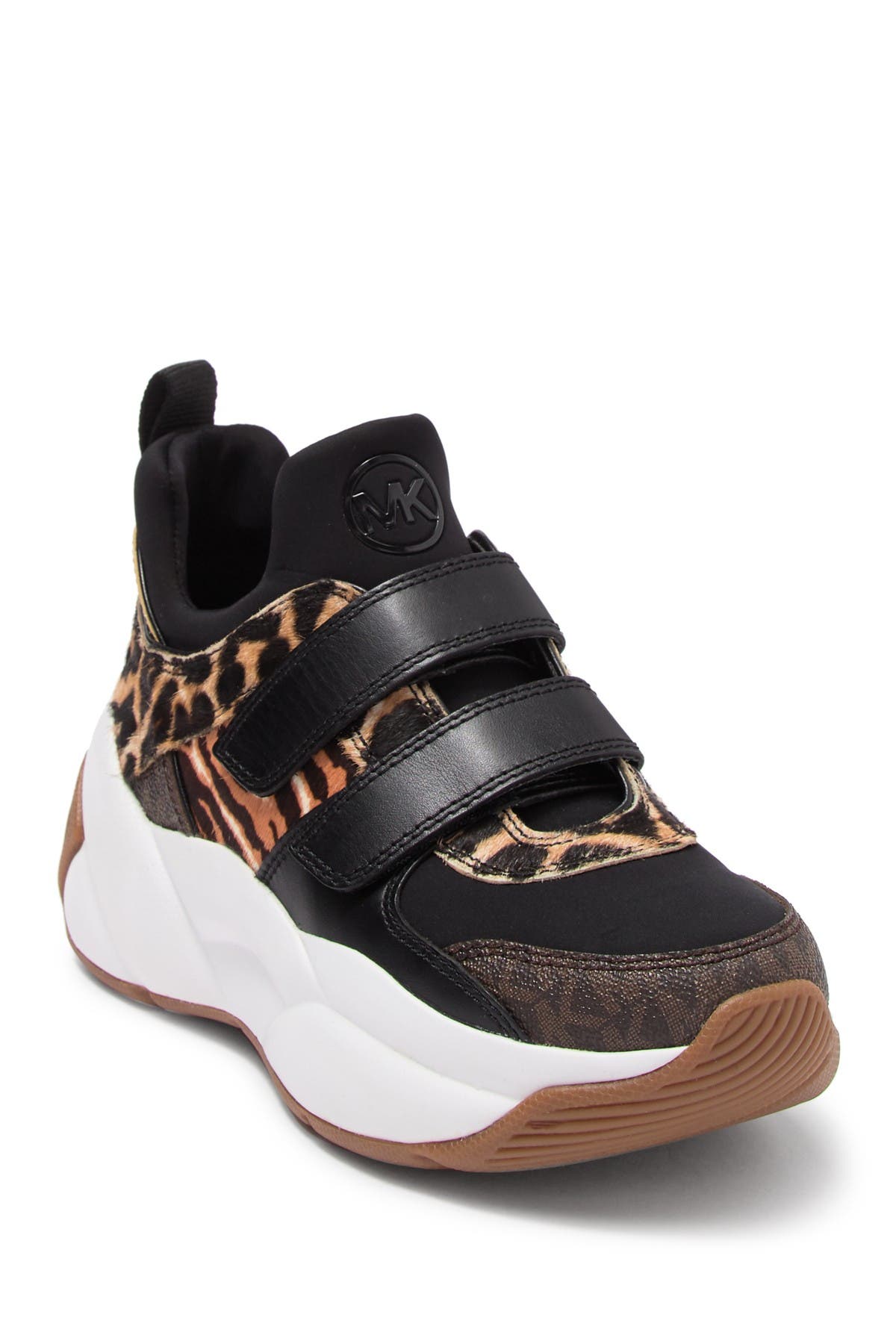keeley canvas and leather trainer