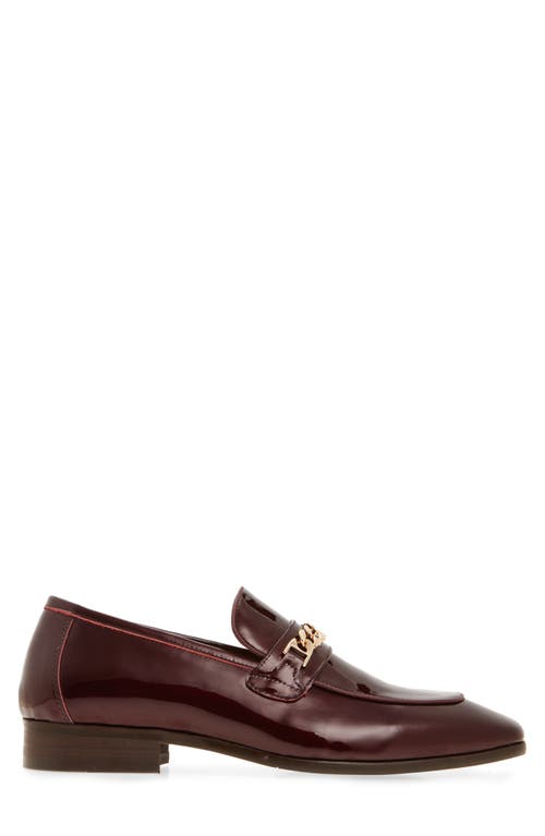 Maison Forte Kashmir Patent Leather Slip-on Shoe In Burgundy
